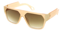 80327 Women's Large Plastic Flat Top Square Frame w/ Metal Accent