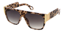 80327 Women's Large Plastic Flat Top Square Frame w/ Metal Accent