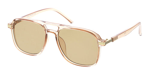80335  Unisex Medium Plastic Aviator Frame w/ Metal Accent