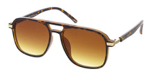 80335  Unisex Medium Plastic Aviator Frame w/ Metal Accent
