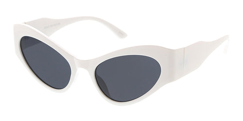 80337 Unisex Plastic Medium Cat Eye Futuristic Frame