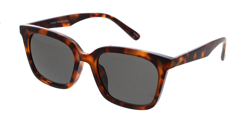 80350 Unisex Plastic Large Square Hipster Inspired Thin Frame