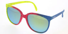 80360KSH/RV KUSH Large Plastic Retro 80's Inspired Frame w/ Color Mirror Lens