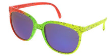 80360KSH/RV KUSH Large Plastic Retro 80's Inspired Frame w/ Color Mirror Lens