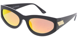 80396 Unisex Plastic Medium Futuristic Oval Frame