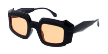 80402 Unisex Large Plastic Geometrical Frame