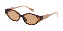 80409 Unisex Plastic Small Oblong Flush Lens Frame w/ Metal Details