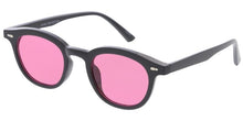 80443 Unisex Plastic Medium Round Hipster Frame w/ Metal Details