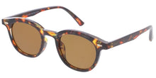 80443 Unisex Plastic Medium Round Hipster Frame w/ Metal Details