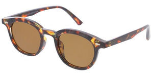80443 Unisex Plastic Medium Round Hipster Frame w/ Metal Details