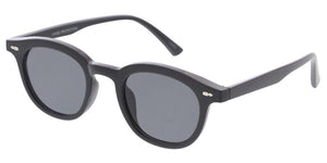80443 Unisex Plastic Medium Round Hipster Frame w/ Metal Details