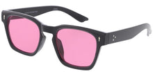 80447 Unisex Plastic Medium Square Hipster Frame w/ Metal Details