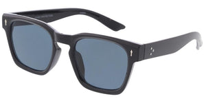 80447 Unisex Plastic Medium Square Hipster Frame w/ Metal Details