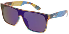 80455KSH KUSH Men's Plastic Medium Rectangular Shield Multi-Colored Printed Frame