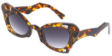 80483 Women's Plastic Medium Cat Eye w/ Butterfly Shape Frame