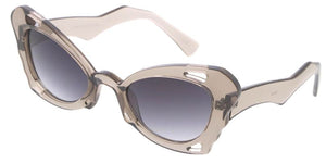 80483 Women's Plastic Medium Cat Eye w/ Butterfly Shape Frame