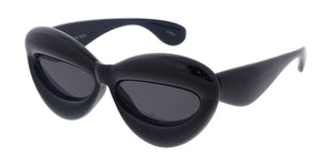 80487 Unisex Plastic Large Puffy Cat Eye Frame