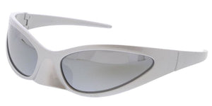 80512 Unisex Plastic Medium Wrap Around Futuristic Frame