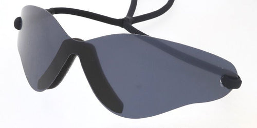 80518 Unisex Plastic Oversized Futuristic Rimless Shield Frame