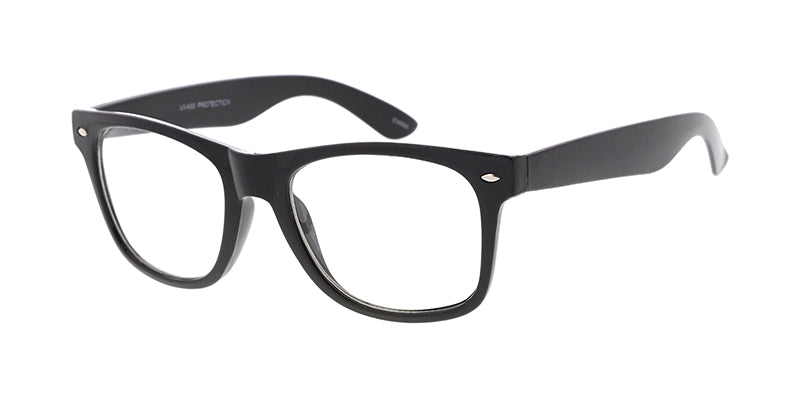 8068CLR Unisex Plastic Standard WF Frame w/ Clear Lens (Single Color)