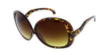 8984 Women's Oversized Plastic Frame Dropped Temples
