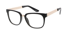 9369CLR Unisex Combo Medium Square Frame w/ Clear Lens