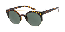 9437 Unisex Combo Medium Rounded Half Frame Vintage Inspired Frame