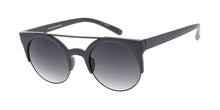 9437 Unisex Combo Medium Rounded Half Frame Vintage Inspired Frame