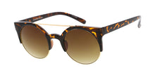 9437 Unisex Combo Medium Rounded Half Frame Vintage Inspired Frame