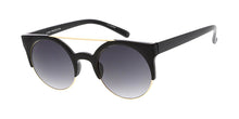9437 Unisex Combo Medium Rounded Half Frame Vintage Inspired Frame