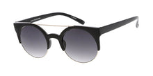 9437 Unisex Combo Medium Rounded Half Frame Vintage Inspired Frame