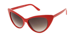 9498 Women's Plastic Thin Cat Eye