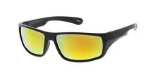 9618RV Men's Plastic Casual Small Square Frame w/ Color Mirror Lens