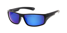 9618RV Men's Plastic Casual Small Square Frame w/ Color Mirror Lens