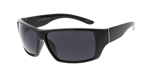 9636ME Men's Plastic Casual Square Frame w/ Metal Accent Hinge