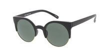 9717 Unisex Combo Medium Round Hipster Half Frame