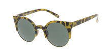 9717 Unisex Combo Medium Round Hipster Half Frame