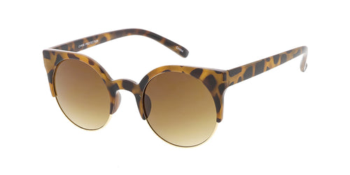 9717 Unisex Combo Medium Round Hipster Half Frame