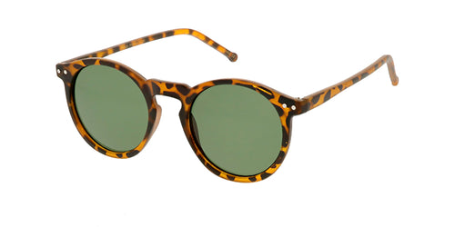 9727 Unisex Plastic Round Hipster Thin Frame