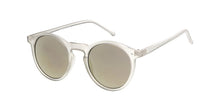 9728RV Unisex Plastic Round Hipster Thin Color Frame w/ Color Mirror Lens