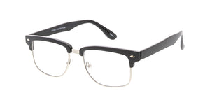 9831CLR Unisex Combo Small Square Clubbers w/ Clear Lens