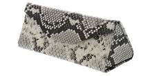 C2077FLD-AN Large Triangle Folding Animal Print Magnetic Eyewear Case