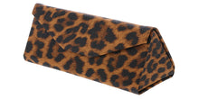 C2077FLD-AN Large Triangle Folding Animal Print Magnetic Eyewear Case