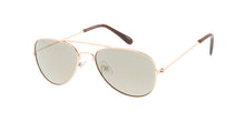 K3002RV Kids' Metal Aviator Frame w/ Color Mirror Lens