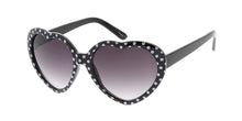 K6460G Girls' Plastic Polka Dot Heart Frame