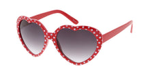 K6460G Girls' Plastic Polka Dot Heart Frame