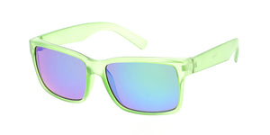 K6560B Kids' Plastic Square Matte Color Frame w/ Color Mirror Lens