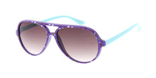 K6589G/PLK Kids' Plastic Aviator w/ Polka Dot Print