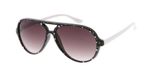 K6589G/PLK Kids' Plastic Aviator w/ Polka Dot Print