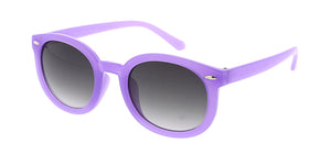 K6596G Kids' Plastic Hipster Round Frame